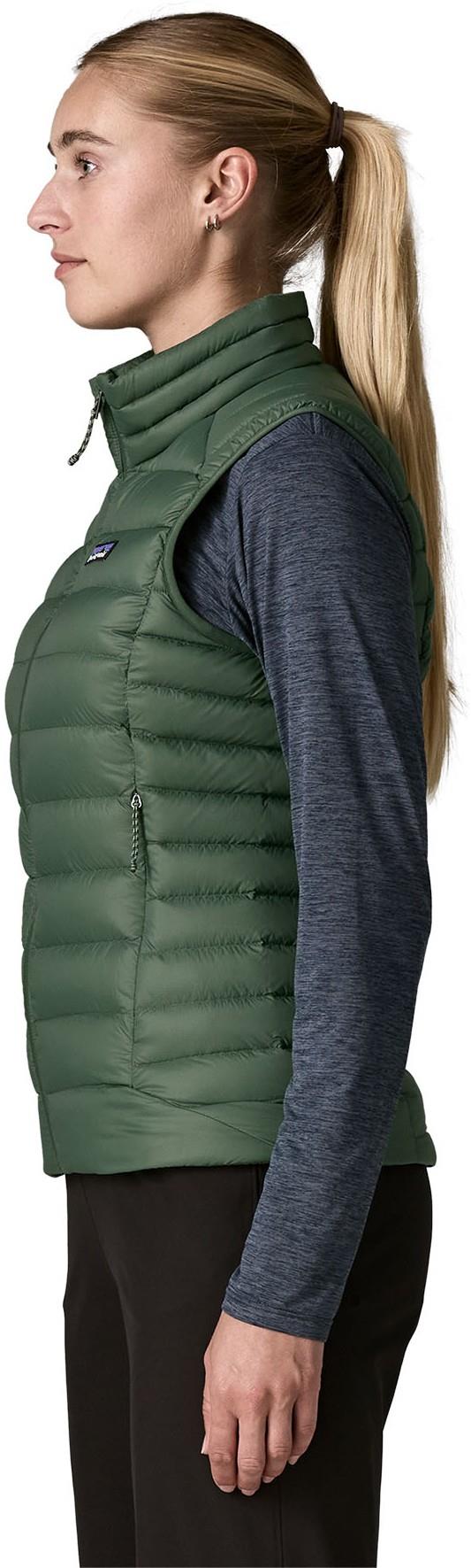Down Sweater Vest - Womens - canopy green 1