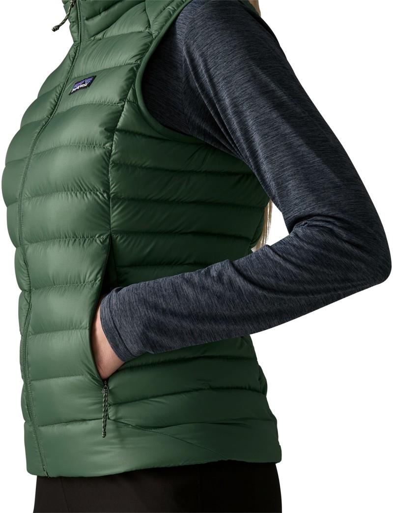 Down Sweater Vest - Womens - canopy green 1