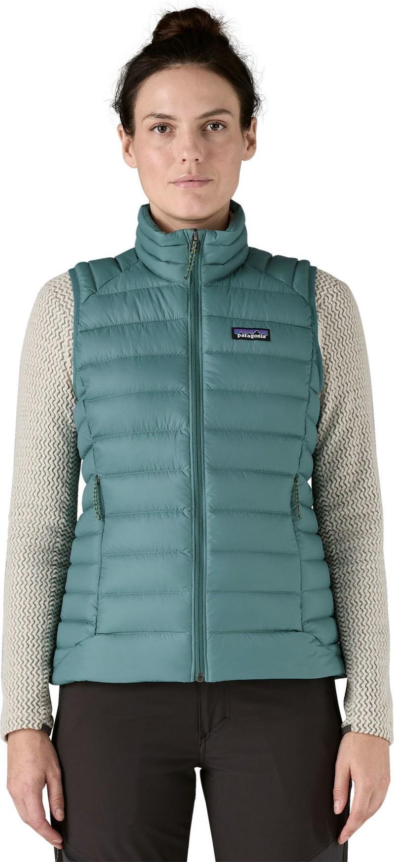 Down Sweater Vest - Womens - wetland blue 1