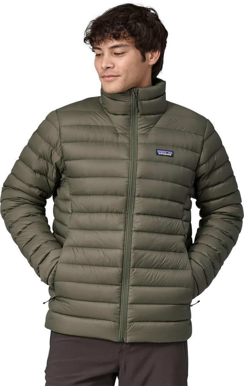 Down Sweater - Mens - basin green 1