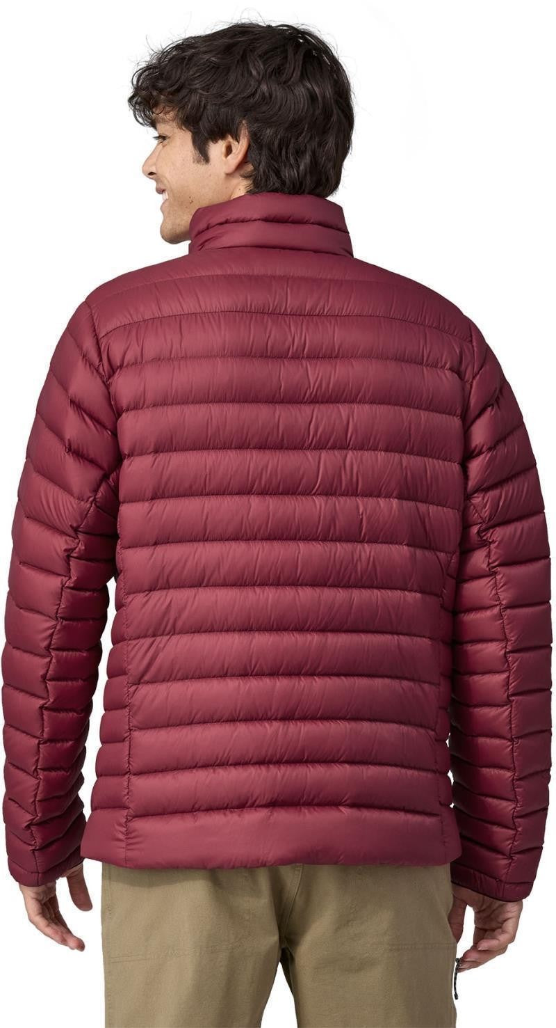Down Sweater - Mens - carmine red 1