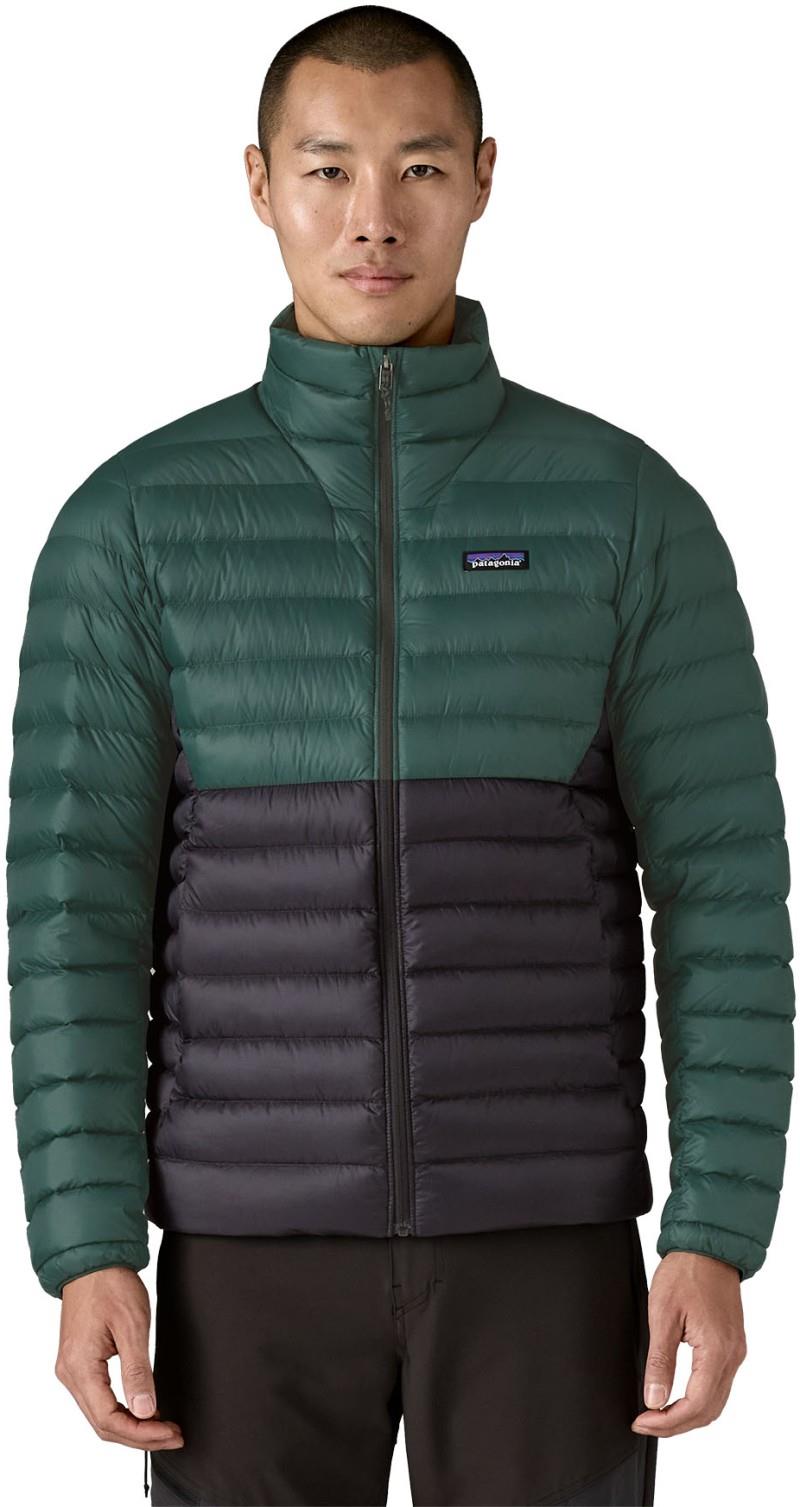 Down Sweater - Mens - cascade green w/black 1