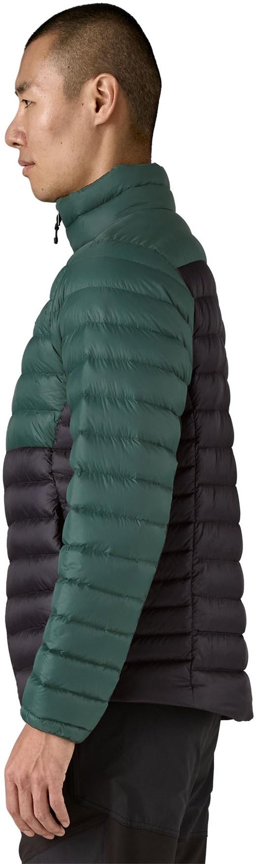 Down Sweater - Mens - cascade green w/black 1