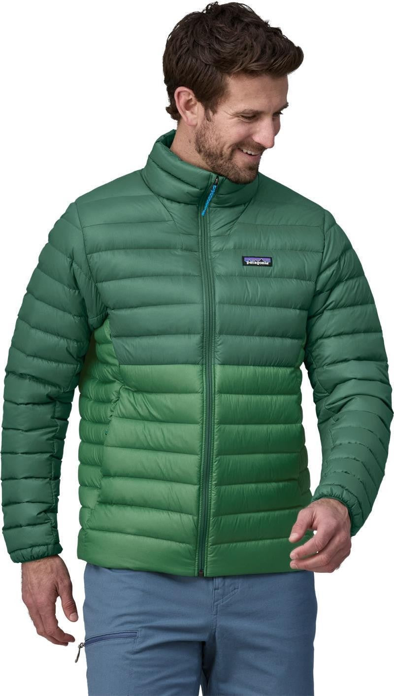 Down Sweater - Mens - gather green 1