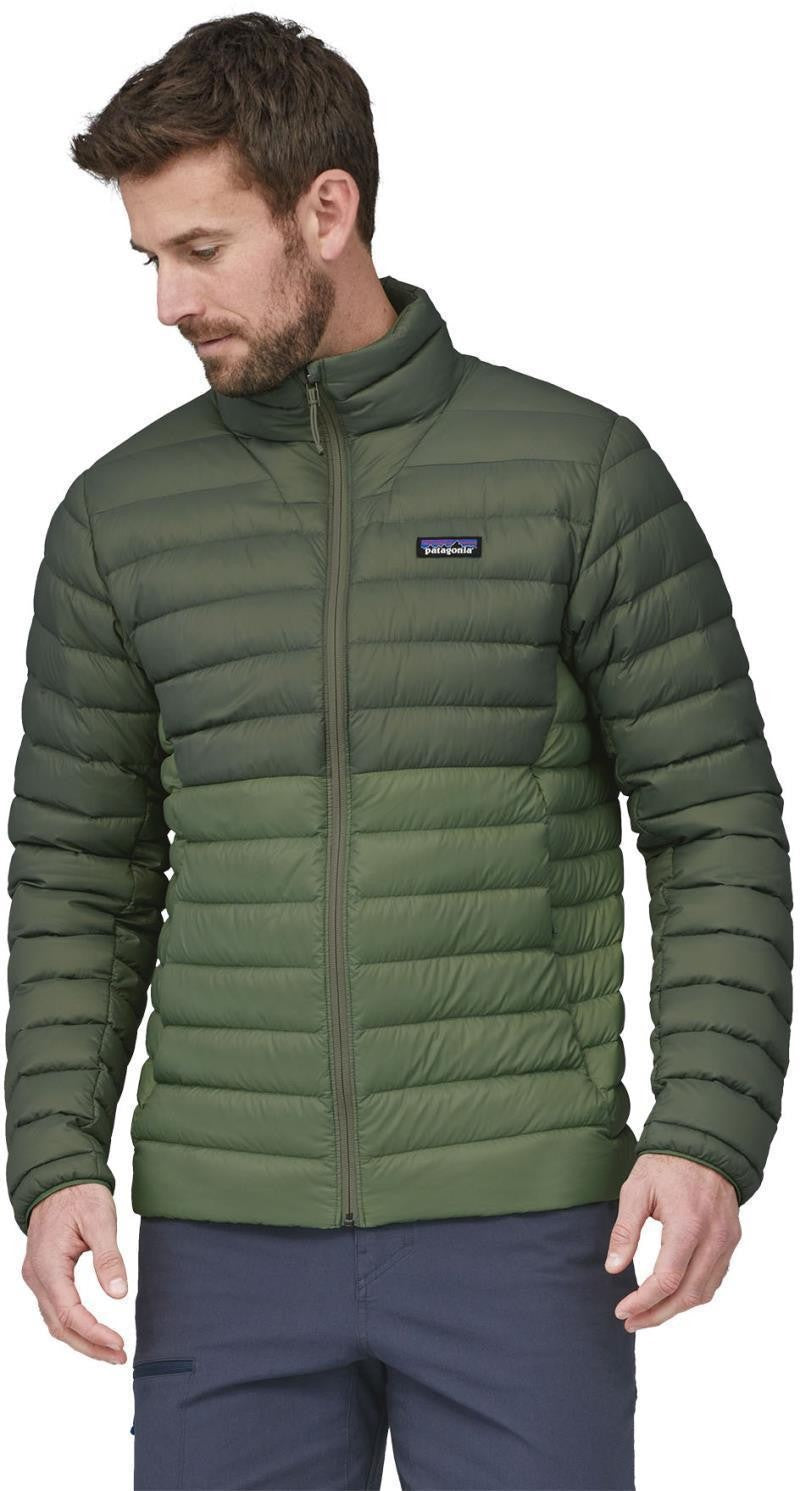 Down Sweater - Mens - sedge green 1