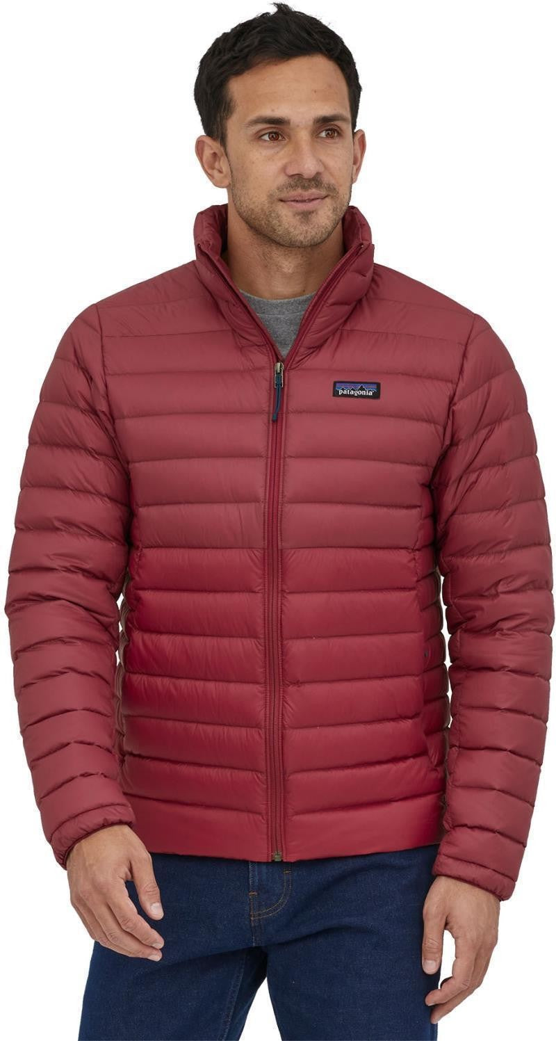 Down Sweater - Mens - wax red 1