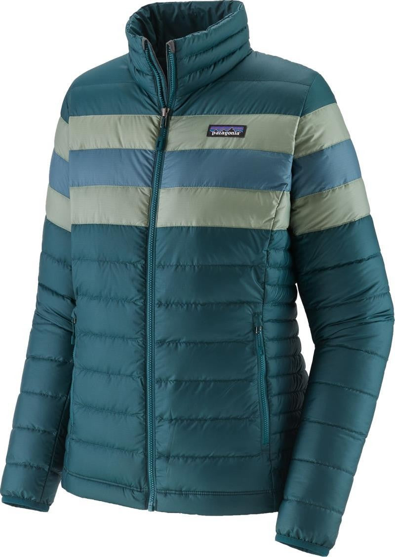 Down Sweater - Womens - dark borealis green 1