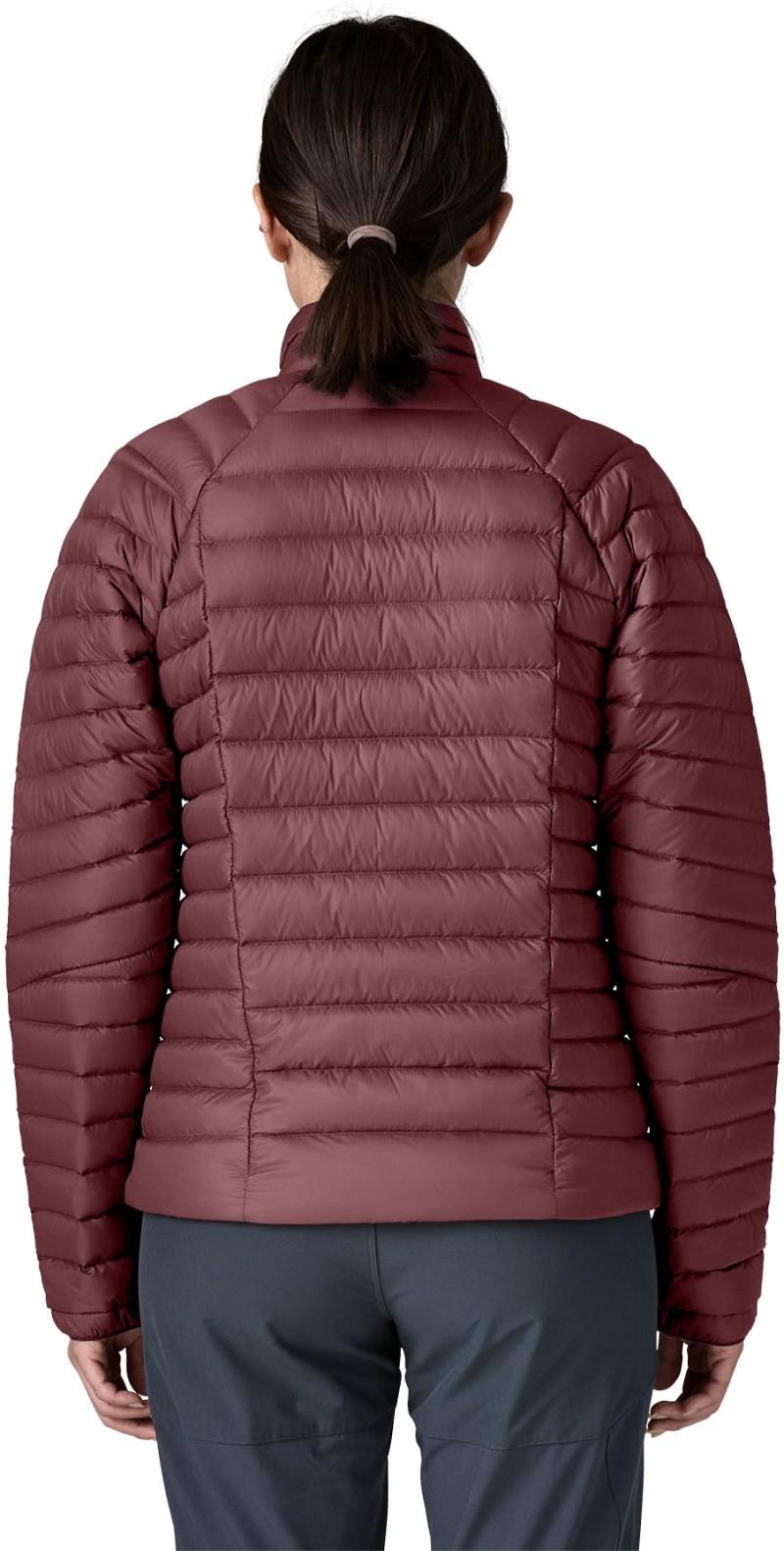 Down Sweater - Womens - dark ruby 1