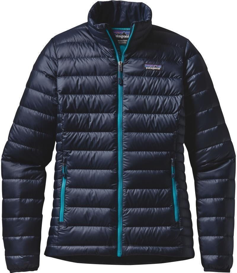 Down Sweater - Womens - navy blue w/epic blue 1