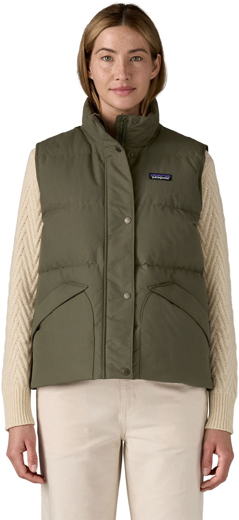 Downdrift Vest - Womens - basin green 1