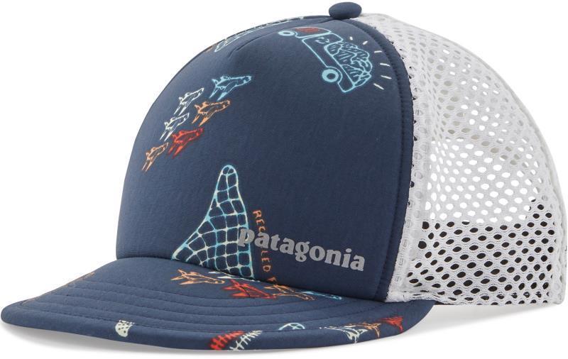 Duckbill Shorty Trucker Hat - Clean Currents / Tidepool Blue 1