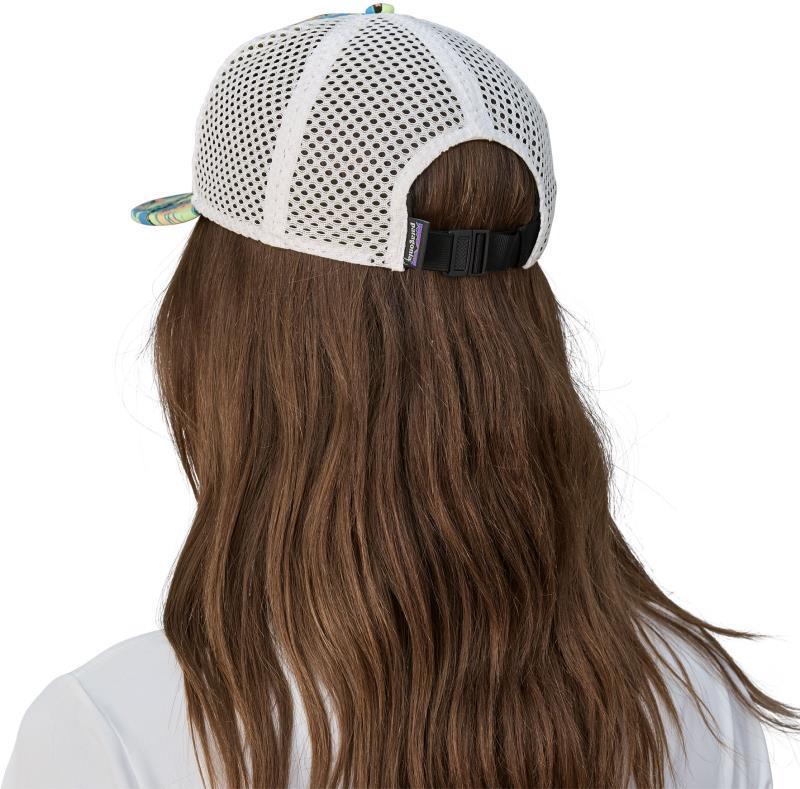 Duckbill Shorty Trucker Hat - High Hopes Geo / Salamander Green 3