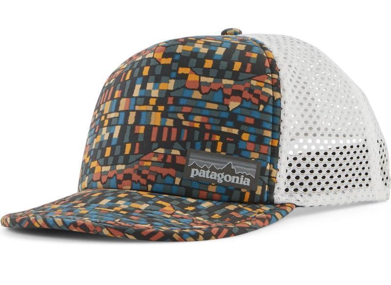Duckbill Trucker Hat - Fitz Roy Patchwork / Ink Black 1