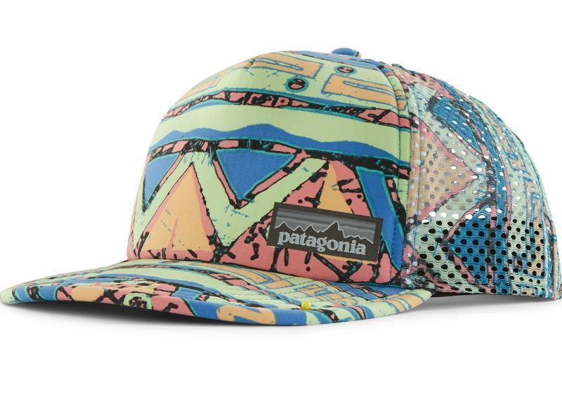 Duckbill Trucker Hat - High Hopes Geo Small / Salamander Green 1