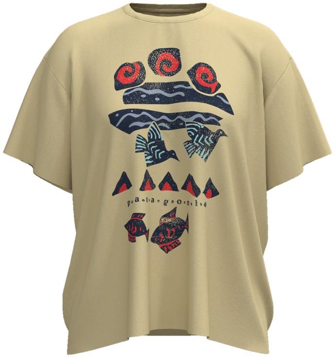 Ecotones Oversized Tee - Womens - chamois yellow 1