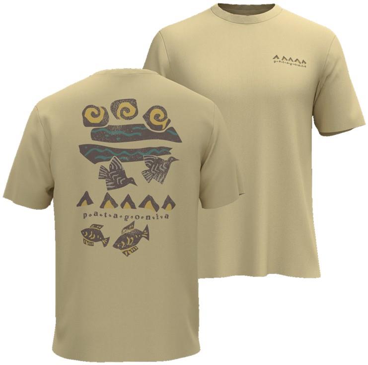 Ecotones T-Shirt - Mens - chamois yellow 1