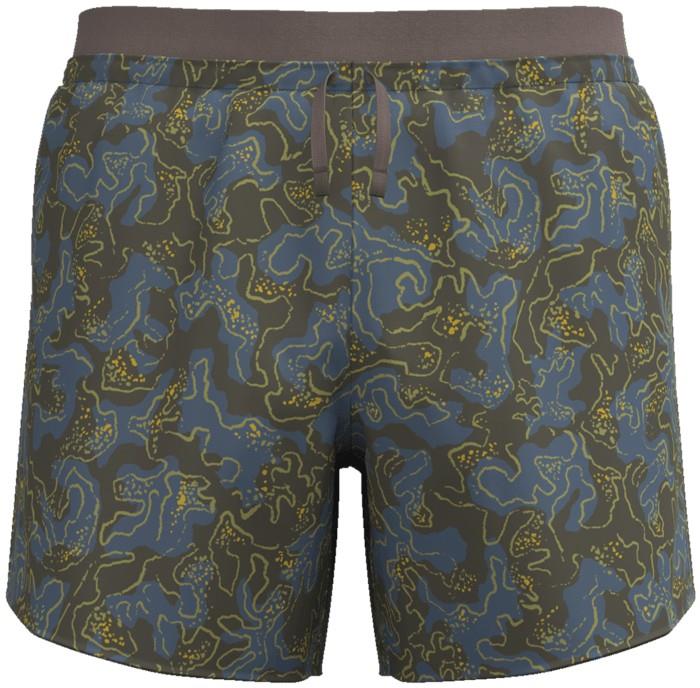 Endless Range Shorts, 5" Inseam - Mens - earth lines / freshwater blue 1