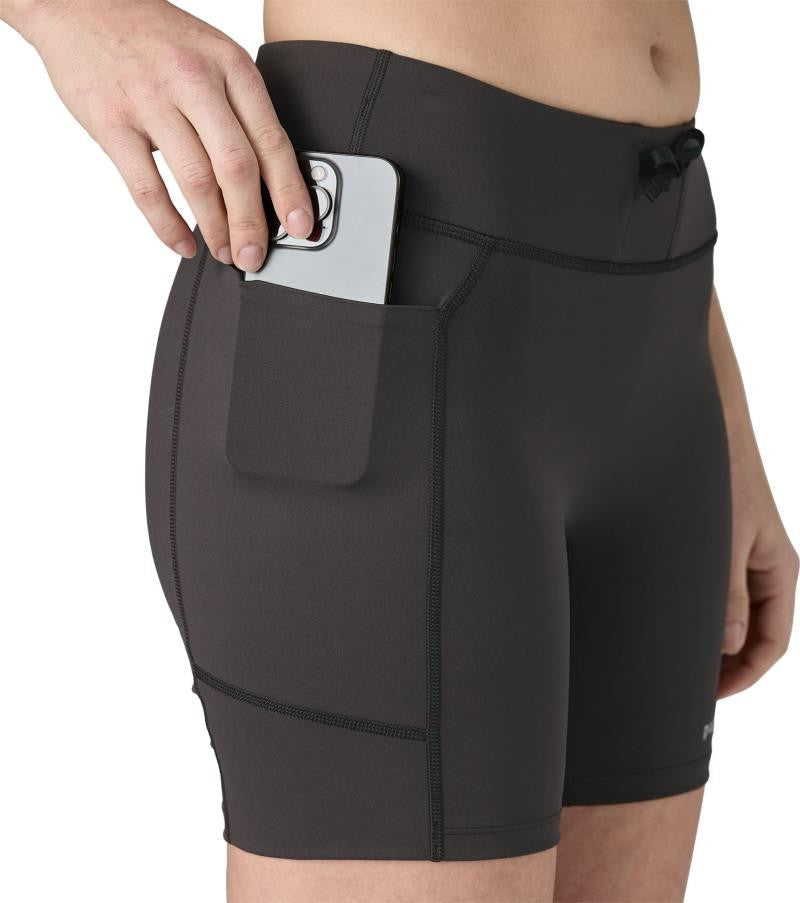 Endless Run Shorts, 6" Inseam - Womens - black 1