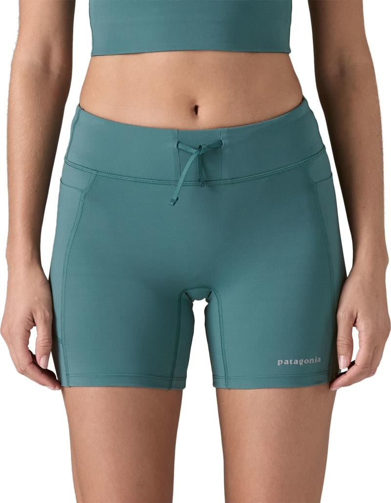 Endless Run Shorts, 6" Inseam - Womens - wetland blue 1