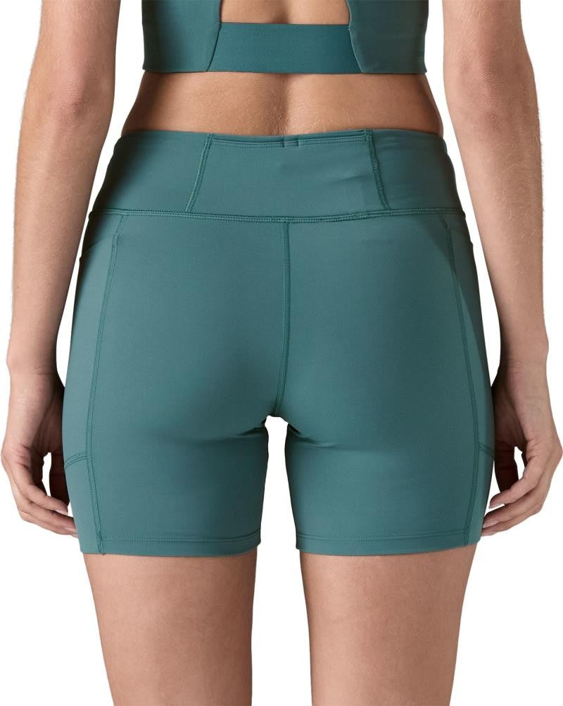 Endless Run Shorts, 6" Inseam - Womens - wetland blue 1