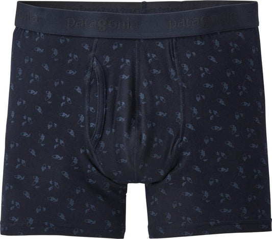 Essential Boxer Briefs, 3" Inseam - Mens - acorn toss / neo navy 1