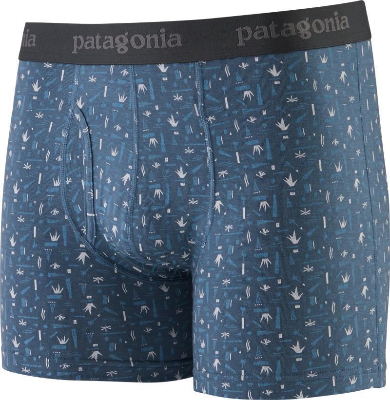 Essential Boxer Briefs, 3" Inseam - Mens - swamp stamp multi / pigeon blue 1