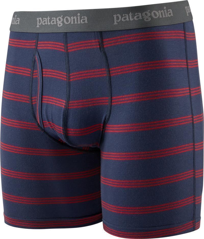 Essential Boxer Briefs, 6" Inseam - Mens - Pier Stripe / New Navy 1