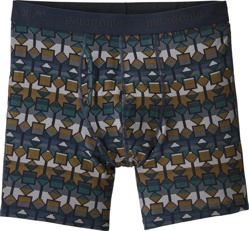 Essential Boxer Briefs, 6" Inseam - Mens - cedar mesa / new navy 1