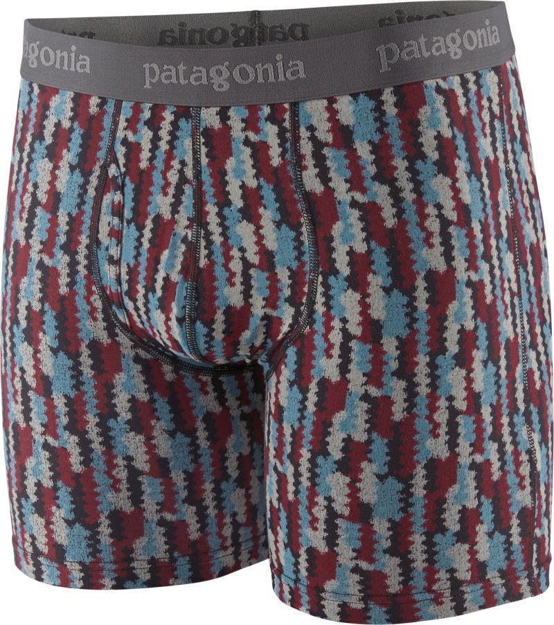 Essential Boxer Briefs, 6" Inseam - Mens - climbing trees ikat / ink black 1