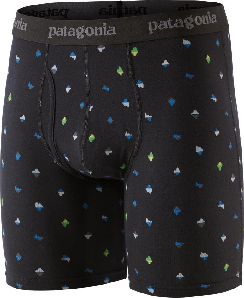 Essential Boxer Briefs, 6" Inseam - Mens - glasspine micro / ink black 1