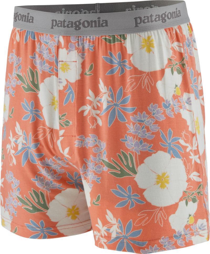 Essential Boxers - Mens - Flower Power / Tigerlily Orange 1