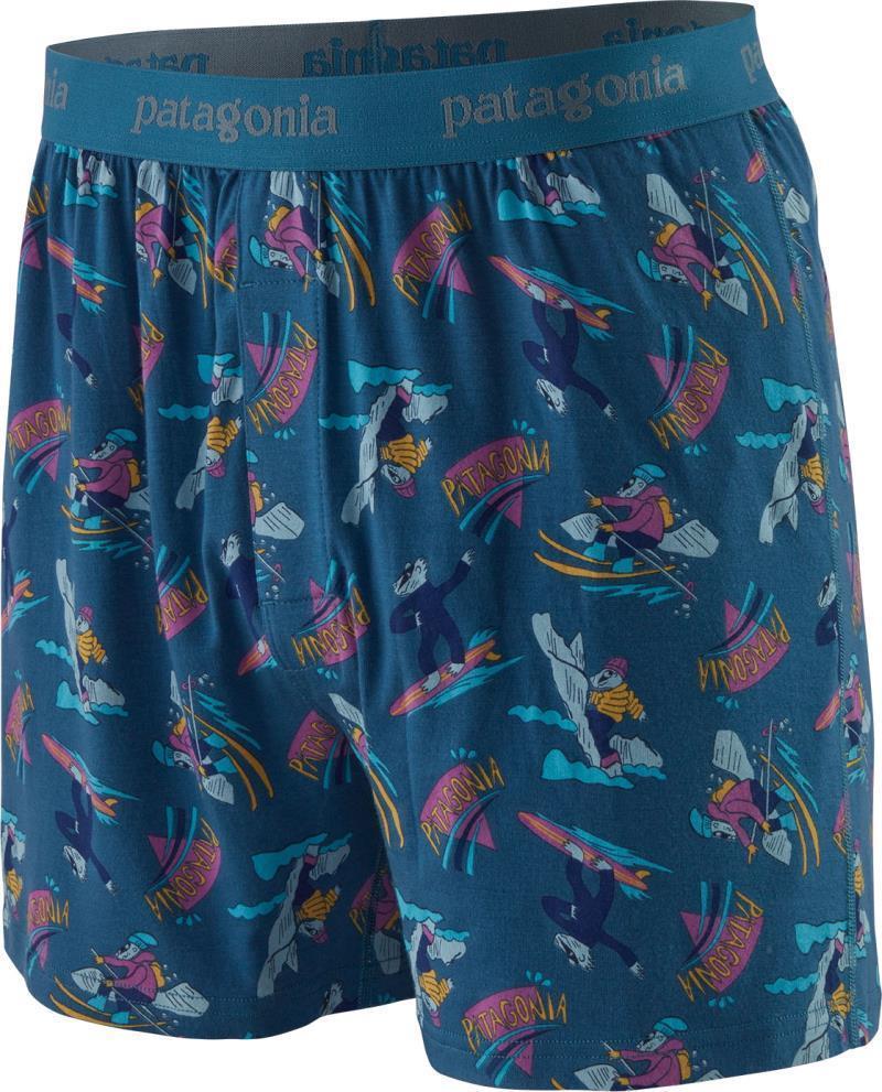 Essential Boxers - Mens - Mr. Badger / Wavy Blue 1
