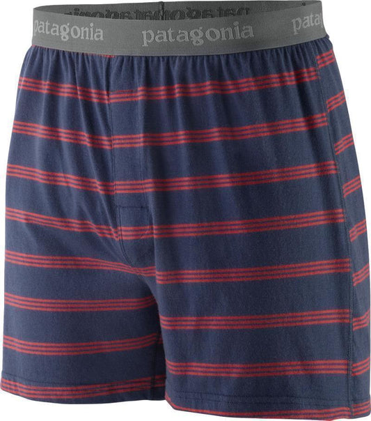 Essential Boxers - Mens - Pier Stripe / New Navy 1