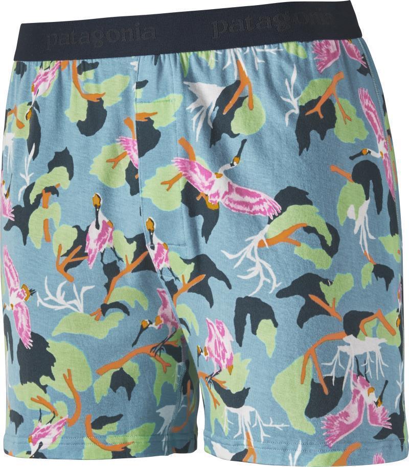Essential Boxers - Mens - Spoonbills / Big Sky Blue 1