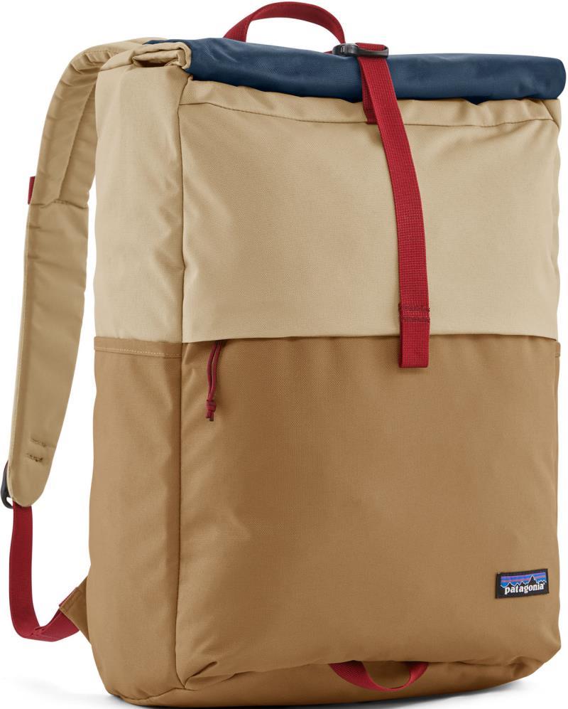 Fieldsmith Roll Top Pack - Patchwork / Coriander Brown 1