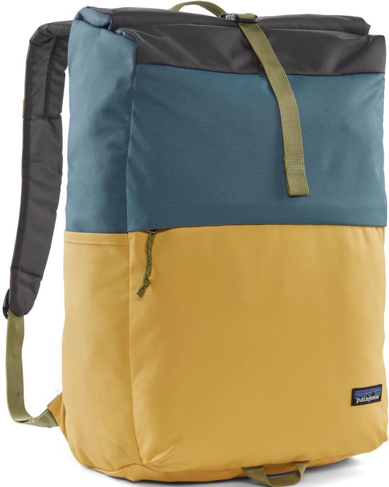 Fieldsmith Roll Top Pack - Patchwork / Surfboard Yellow w/Abalone Blue 1