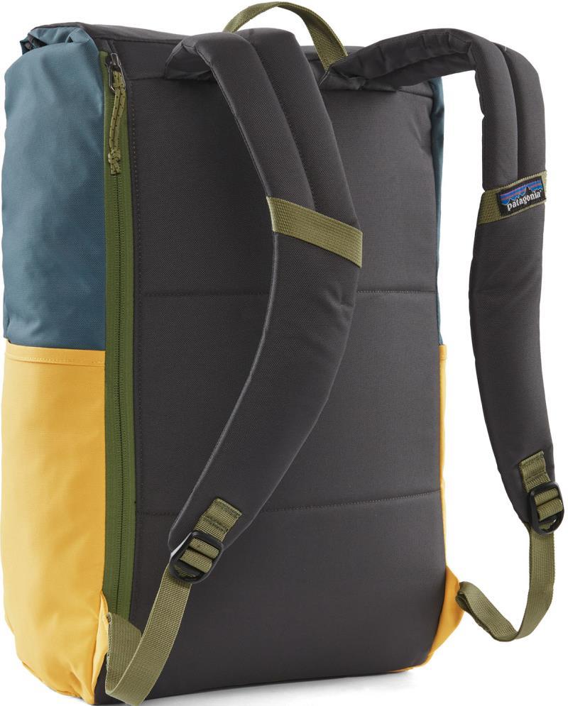 Fieldsmith Roll Top Pack - Patchwork / Surfboard Yellow w/Abalone Blue 2