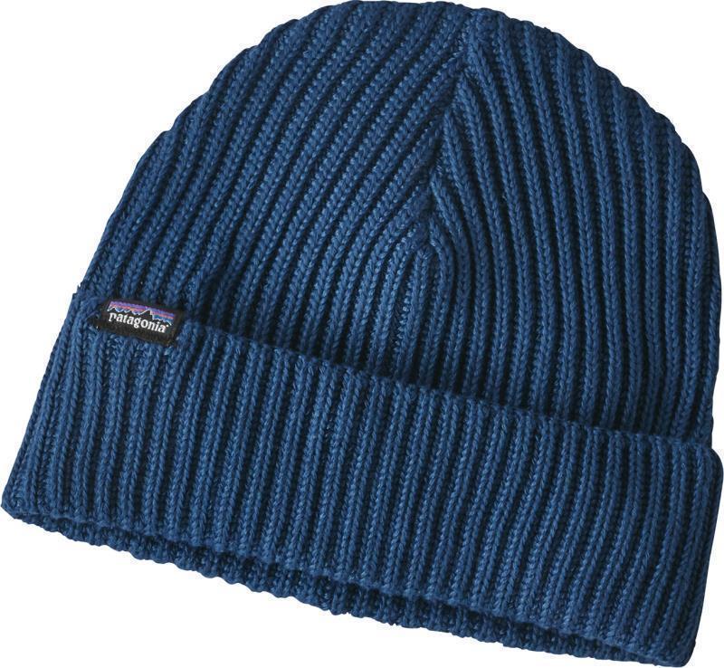 Fishermans Rolled Beanie - stone blue 1