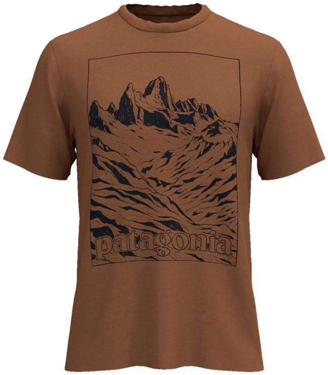Fitz Roy Approach T-Shirt - Mens - earthworm brown 1