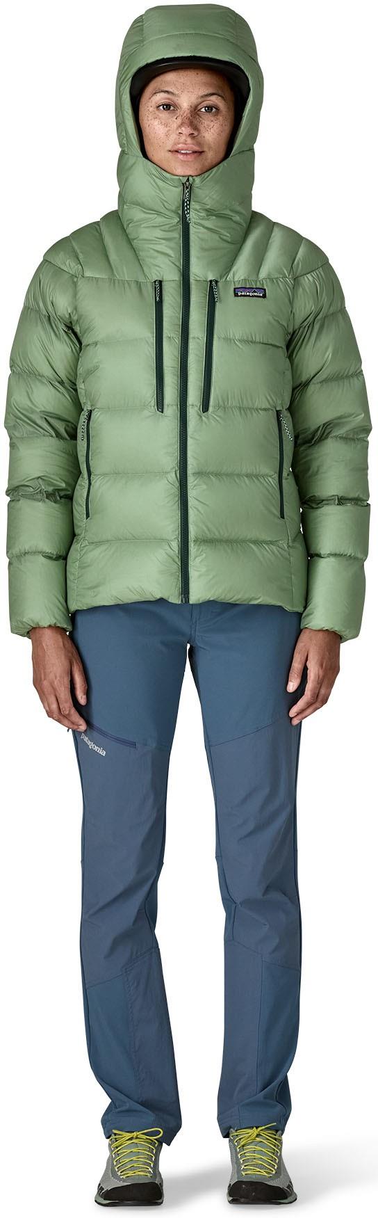 Fitz Roy Down Hoody - Womens - ellwood green 1