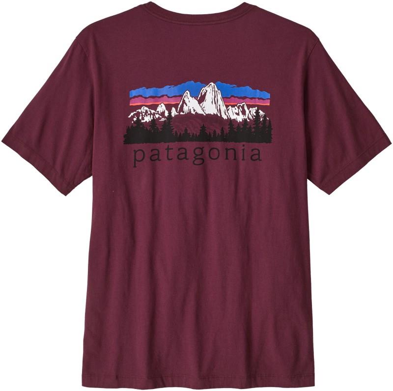 Fitz Roy Foothills T-Shirt - Mens - berry fig 1