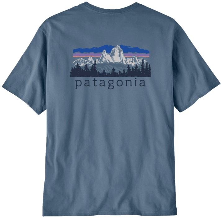 Fitz Roy Foothills T-Shirt - Mens - freshwater blue 1