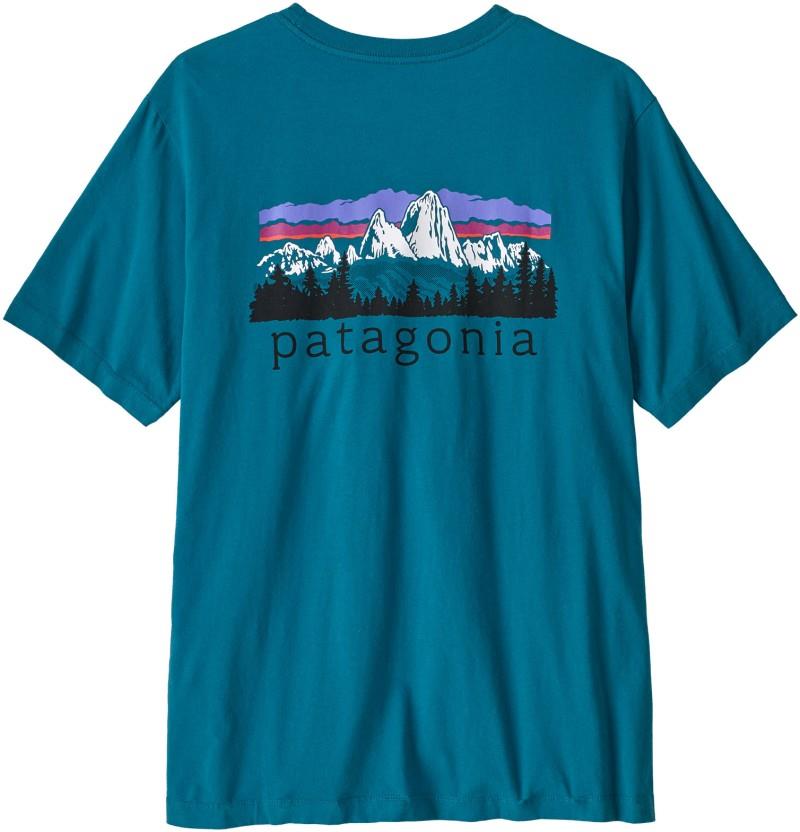 Fitz Roy Foothills T-Shirt - Mens - glacial blue 1