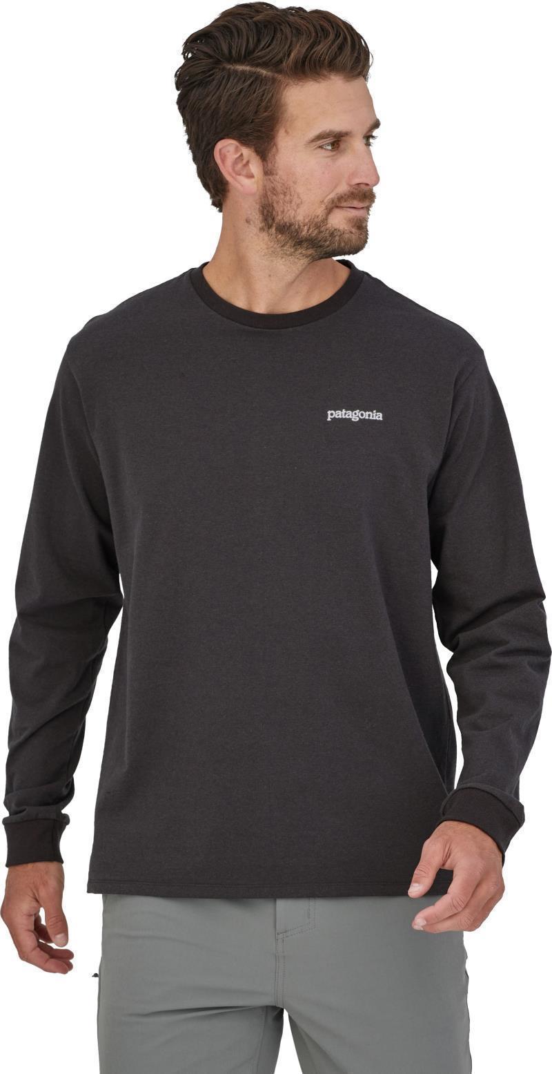 Fitz Roy Horizons Responsibili-Tee LS - Mens - basalt brown 1