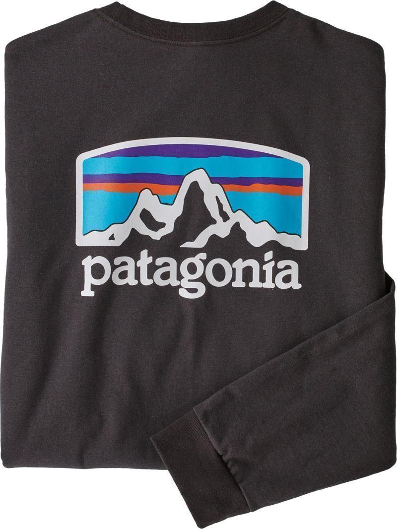 Fitz Roy Horizons Responsibili-Tee LS - Mens - basalt brown 1