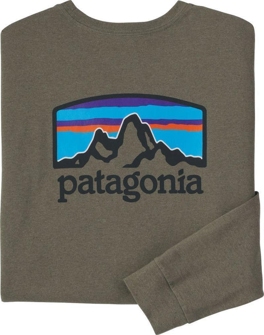 Fitz Roy Horizons Responsibili-Tee LS - Mens - garden green 1