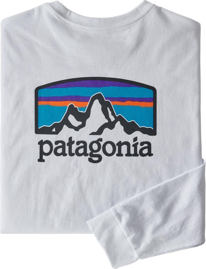 Fitz Roy Horizons Responsibili-Tee LS - Mens - white 1