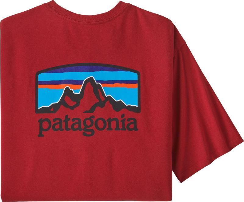 Fitz Roy Horizons Responsibili-Tee SS - Mens - sumac red 1