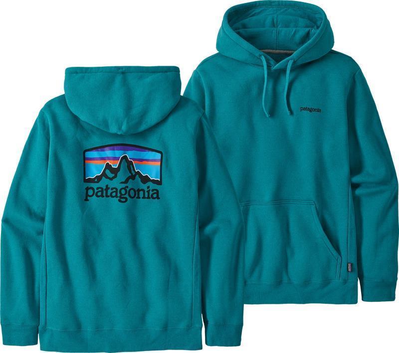 Fitz Roy Horizons Uprisal Hoody - Unisex - belay blue 1