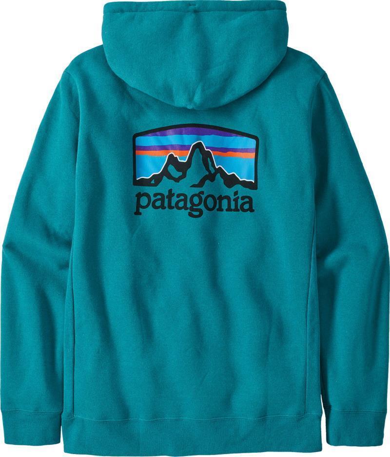 Fitz Roy Horizons Uprisal Hoody - Unisex - belay blue 1
